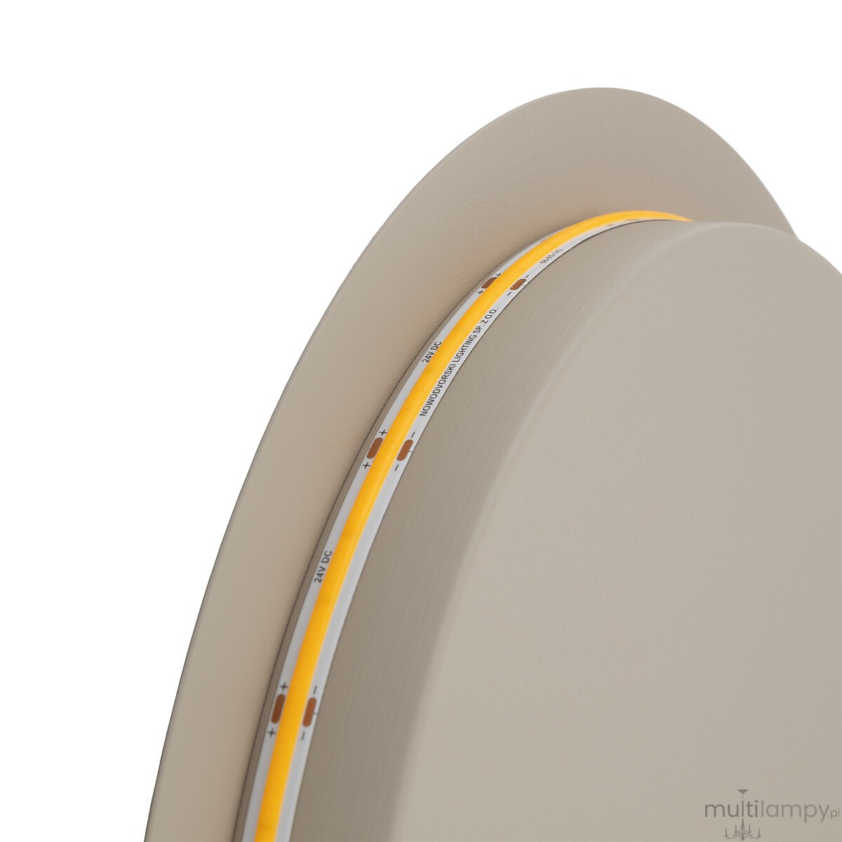 Ring L kinkiet LED 13W 3000K beżowy 12654