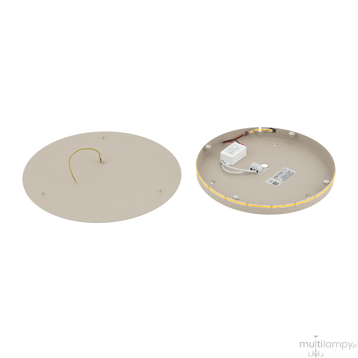 Ring L kinkiet LED 13W 3000K beżowy 12654
