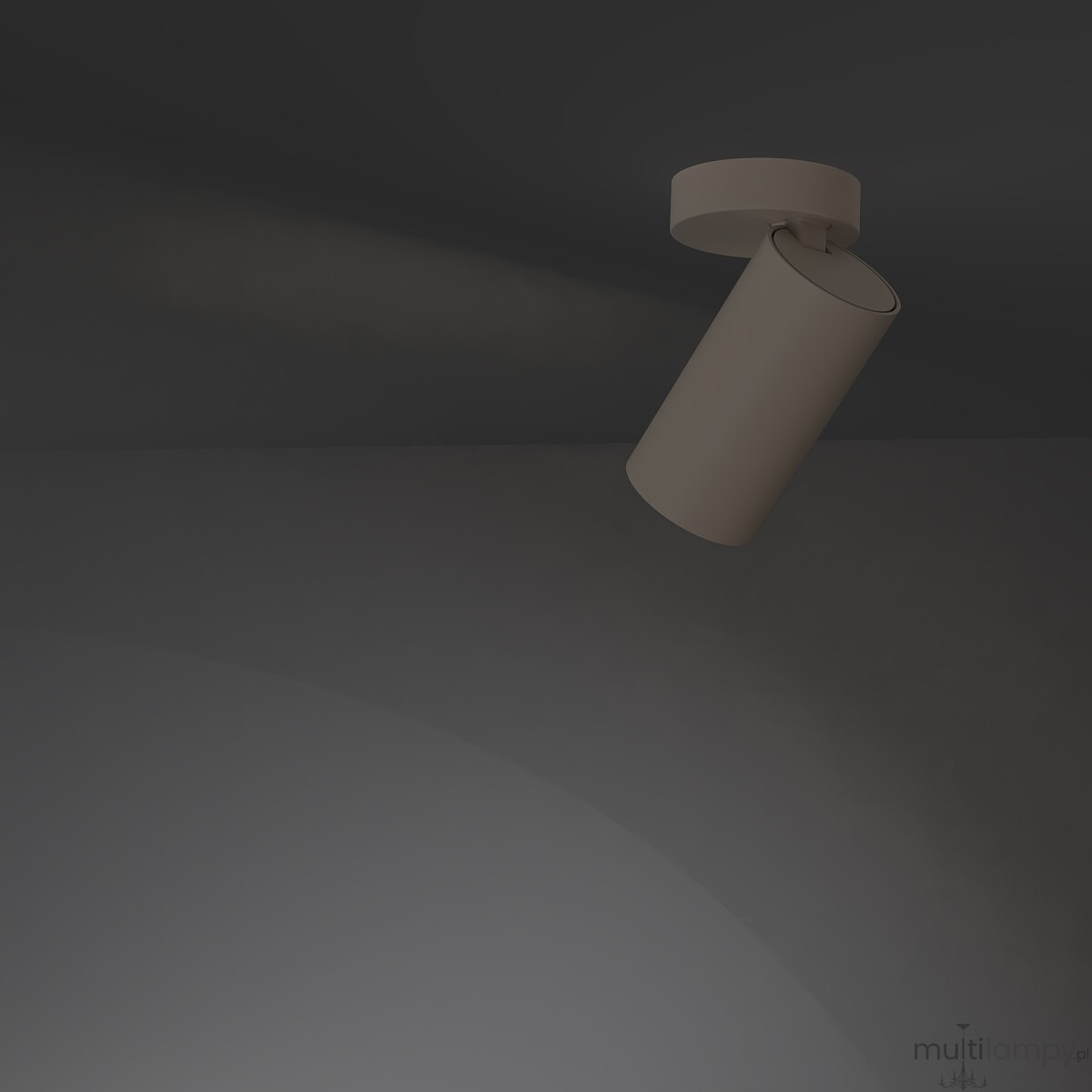 Mono lampa sufitowa (spot) 1xGU10 beżowa 12534