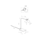 Mono lampa stołowa 1xGU10 beżowa 12535