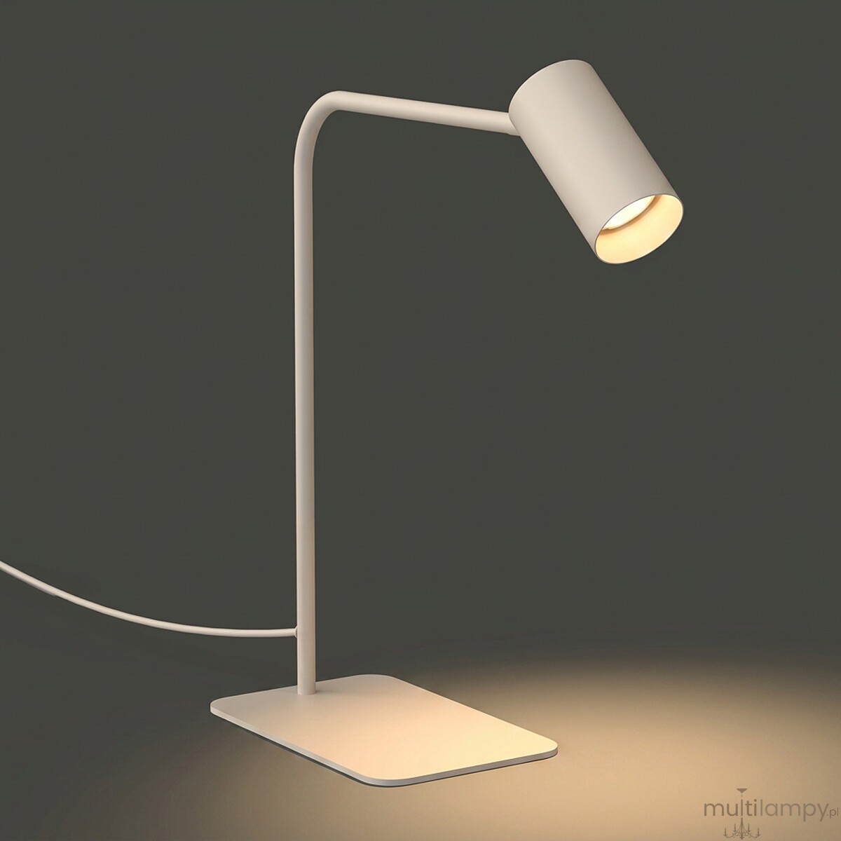Mono lampa stołowa 1xGU10 beżowa 12535