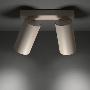 Mono lampa sufitowa (spot) 2xGU10 beżowa 12536