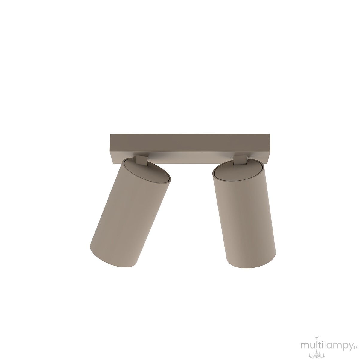 Mono lampa sufitowa (spot) 2xGU10 beżowa 12536