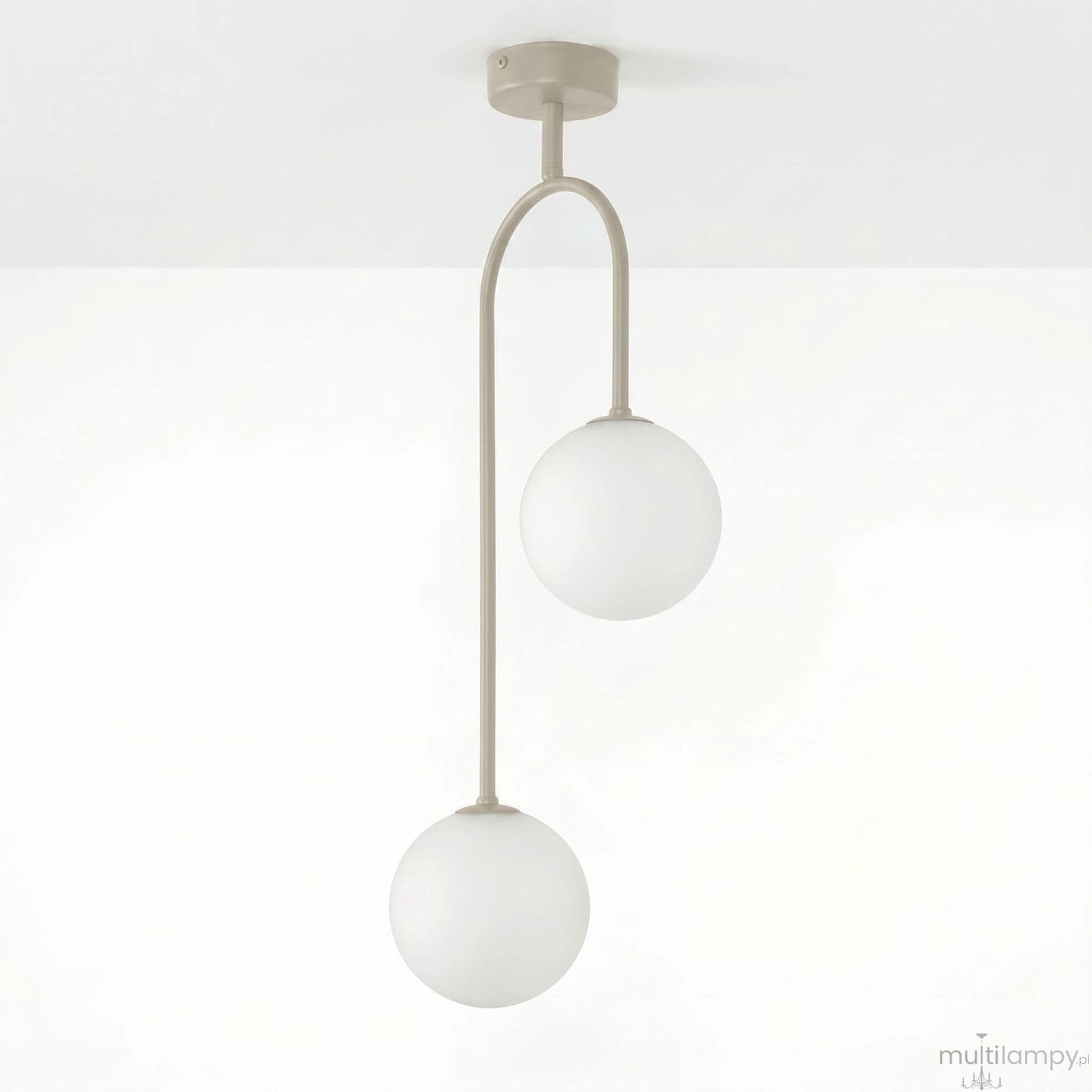 Pike lampa sufitowa 2xG9 kaszmir biały K-6025
