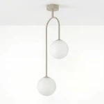 Pike lampa sufitowa 2xG9 kaszmir biały K-6025
