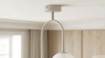 Pike lampa sufitowa 2xG9 kaszmir biały K-6025