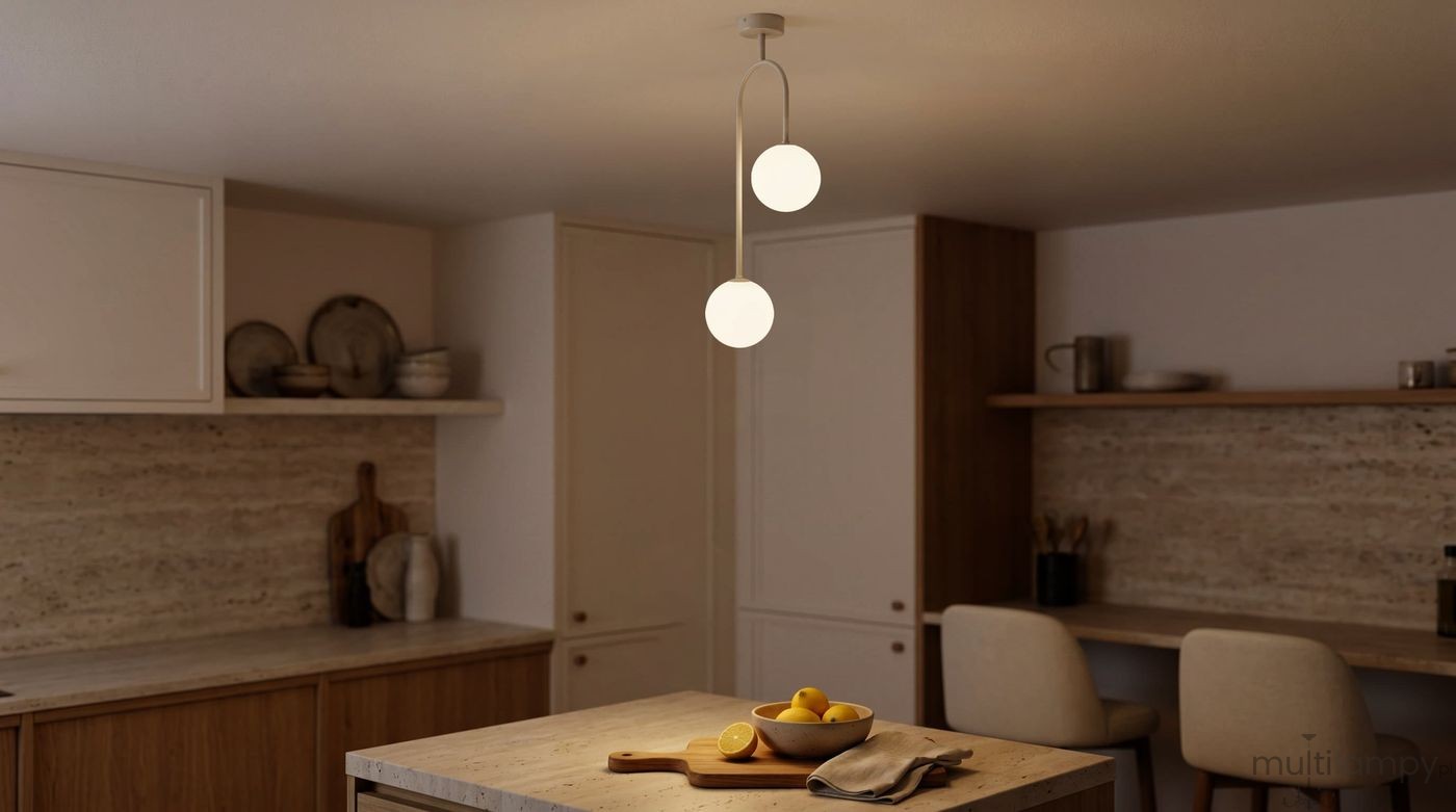 Pike lampa sufitowa 2xG9 kaszmir biały K-6025