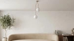 Pike lampa sufitowa 2xG9 kaszmir biały K-6025
