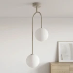 Pike lampa sufitowa 2xG9 kaszmir biały K-6025