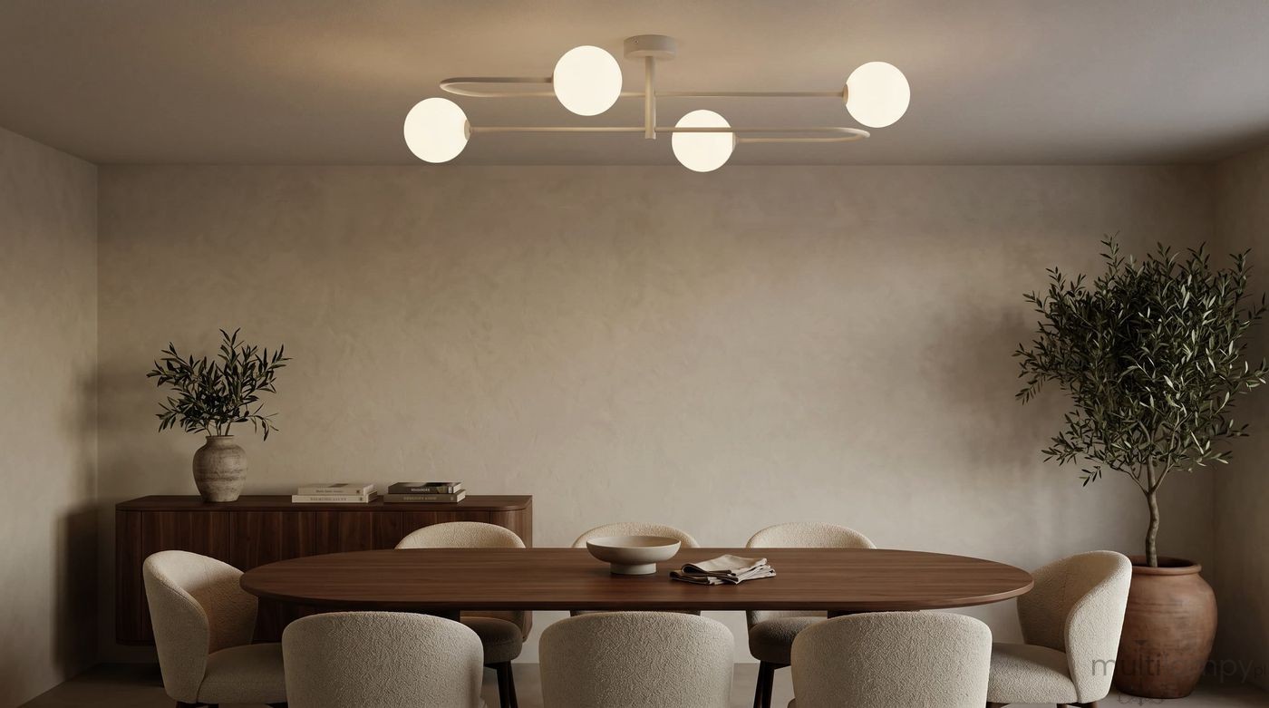 Pike lampa sufitowa 4xG9 kaszmir biały K-6026