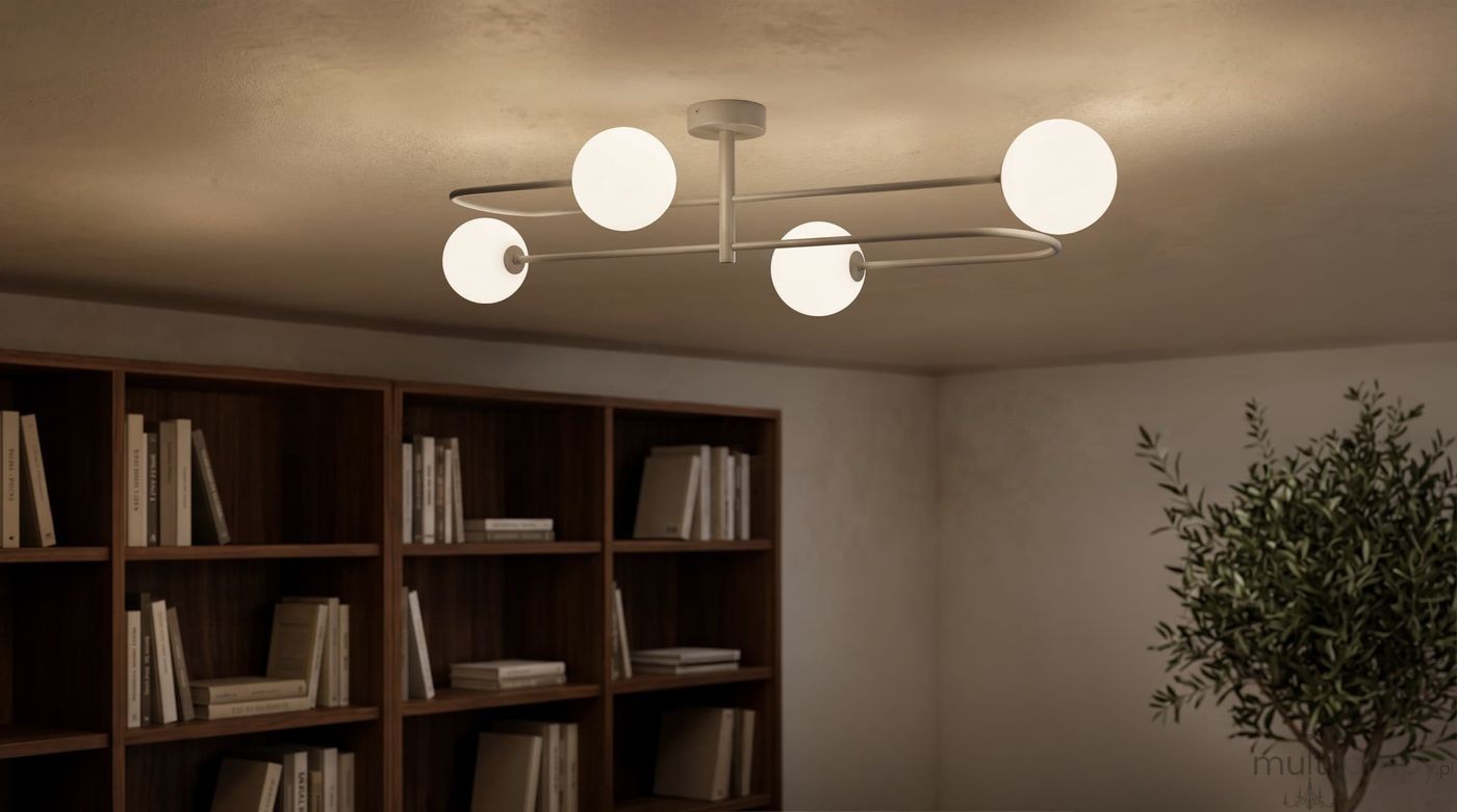 Pike lampa sufitowa 4xG9 kaszmir biały K-6026