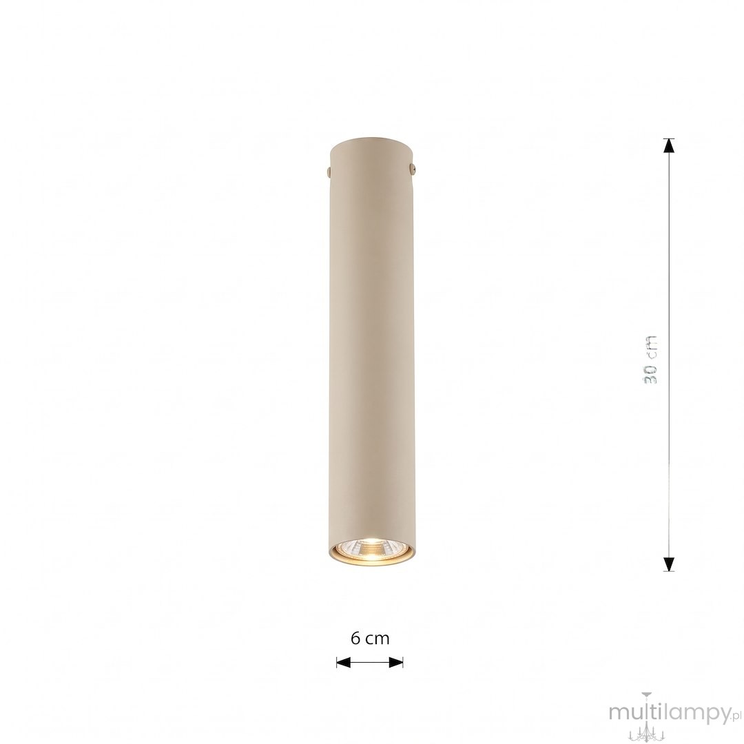 Tecno M lampa sufitowa 1xGU10 mokka 1316/1MM