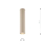 Tecno M lampa sufitowa 1xGU10 mokka 1316/1MM