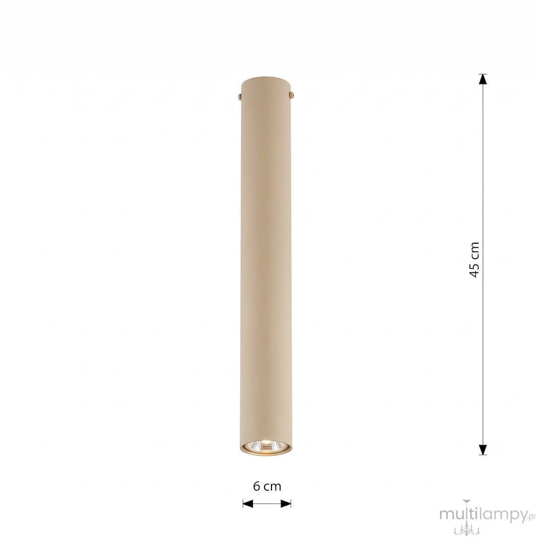 Tecno L lampa sufitowa 1xGU10 mokka 1316/1LM