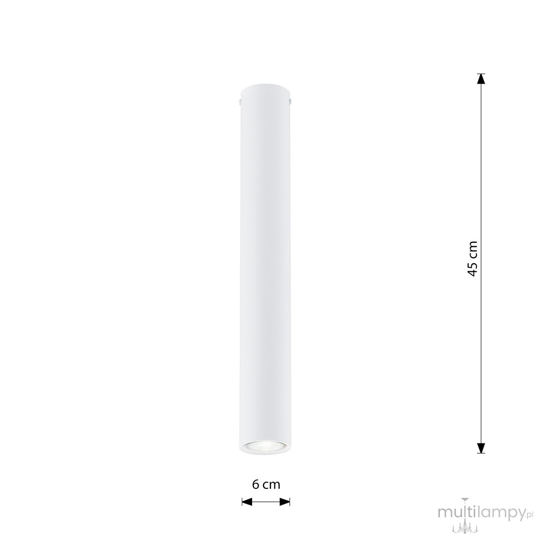 Tecno L lampa sufitowa 1xGU10 biała 1317/1L