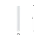 Tecno L lampa sufitowa 1xGU10 biała 1317/1L