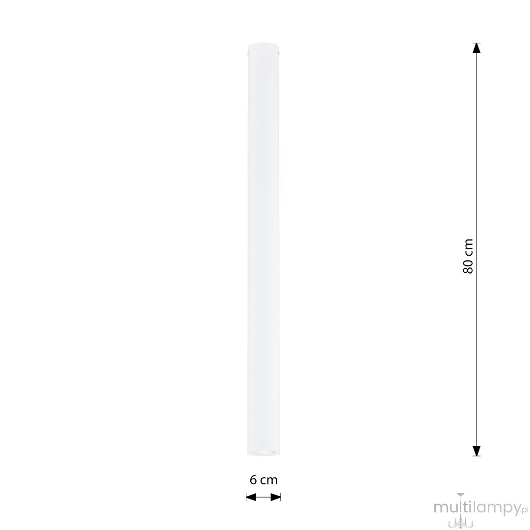 Tecno XXL lampa sufitowa 1xGU10 biała 1317/1XXL