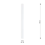 Tecno XXL lampa sufitowa 1xGU10 biała 1317/1XXL