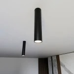 Tecno M lampa sufitowa 1xGU10 czarna 1316/1M