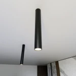 Tecno L lampa sufitowa 1xGU10 czarna 1316/1L