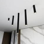 Tecno XXL lampa sufitowa 1xGU10 czarna 1316/1XXL