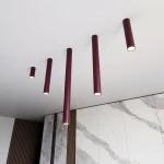 Tecno L lampa sufitowa 1xGU10 burgund 1818/1L