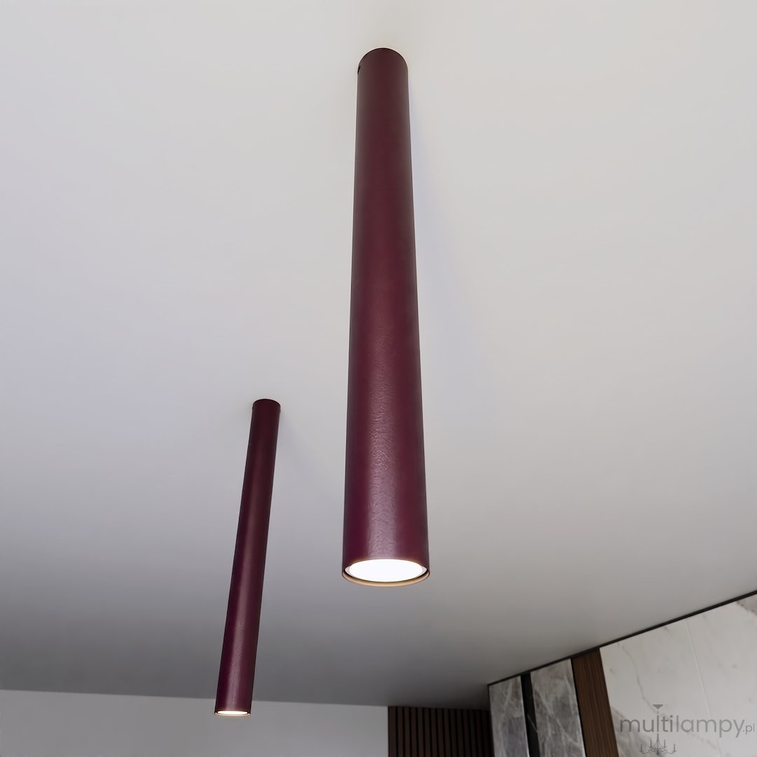 Tecno XL lampa sufitowa 1xGU10 burgund 1818/1XL