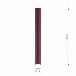 Tecno XL lampa sufitowa 1xGU10 burgund 1818/1XL