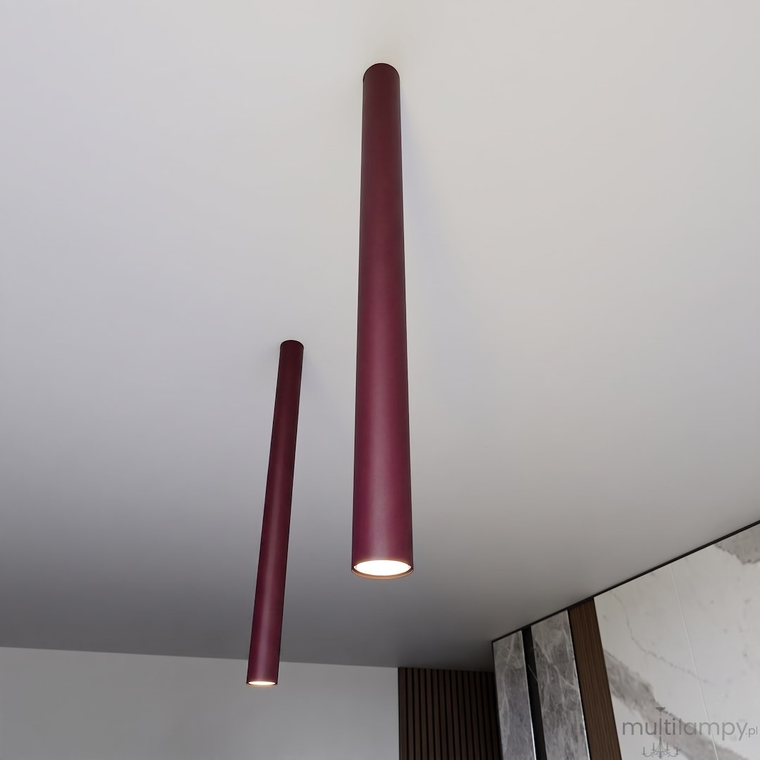 Tecno XXL lampa sufitowa 1xGU10 burgund 1818/1XXL