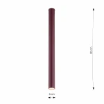 Tecno XXL lampa sufitowa 1xGU10 burgund 1818/1XXL