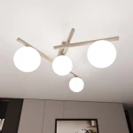 Smart lampa sufitowa 4xE14 mokka/biały 1793/4