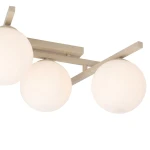 Smart lampa sufitowa 4xE14 mokka/biały 1793/4