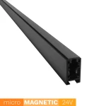 Szyna magnetyczna Micro Magnetic natynkowa 200 cm czarna