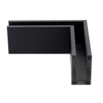 Łącznik kątowy do szyn magnetycznych natynkowych Micro Magnetic czarny