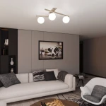 Smart lampa sufitowa 3xE14 mokka/biały 1793/3
