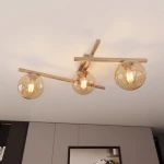 Smart lampa sufitowa 3xE14 mokka/bursztynowy 1794/3