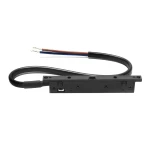 Końcówka do zasilania szyn magnetycznych Micro Magnetic czarna
