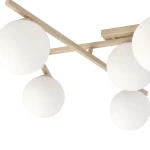 Smart lampa sufitowa 5xE14 mokka/biały 1793/5