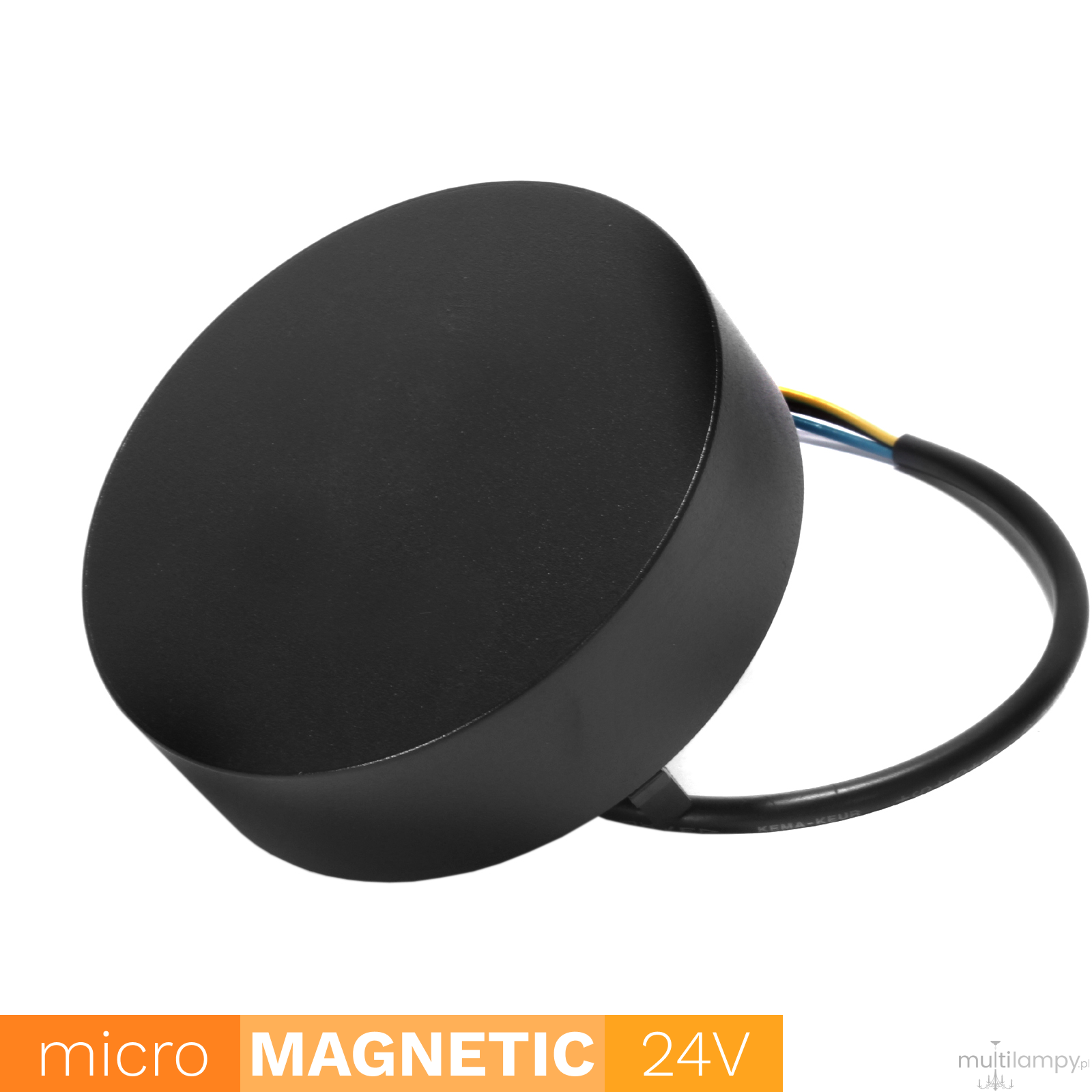 Zasilacz wpinany do szyn magnetycznych Micro Magnetic 100W/24DC czarny