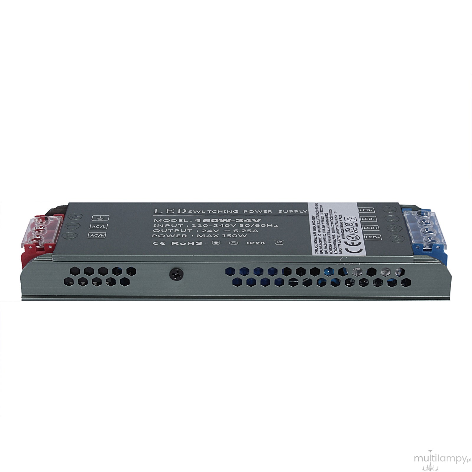 Zasilacz zewnętrzny do szyn magnetycznych Micro Magnetic 150W/24DC