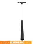 Sopel LED lampa wisząca do szyny magnetycznej Micro Magnetic 6W/4000K czarna