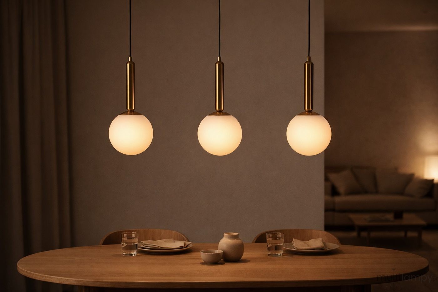 Toki lampa wisząca 3xE14 czarna biały K-5861