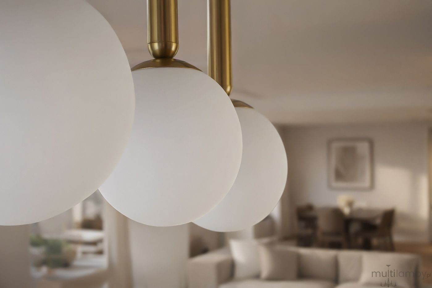 Toki lampa wisząca 3xE14 czarna biały K-5861