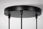 Toki lampa wisząca 3xE14 czarna biały K-5862