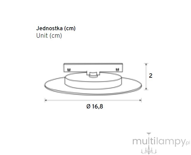Lampa LED do szyny magnetycznej Micro Magnetic 9W/3000K czarna