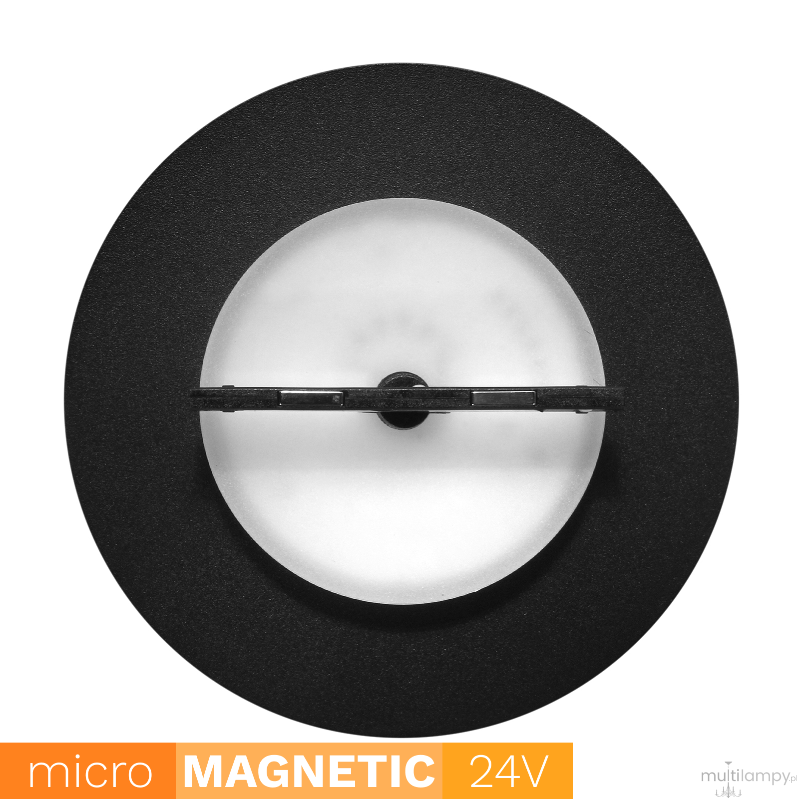 Lampa LED do szyny magnetycznej Micro Magnetic 9W/4000K czarna