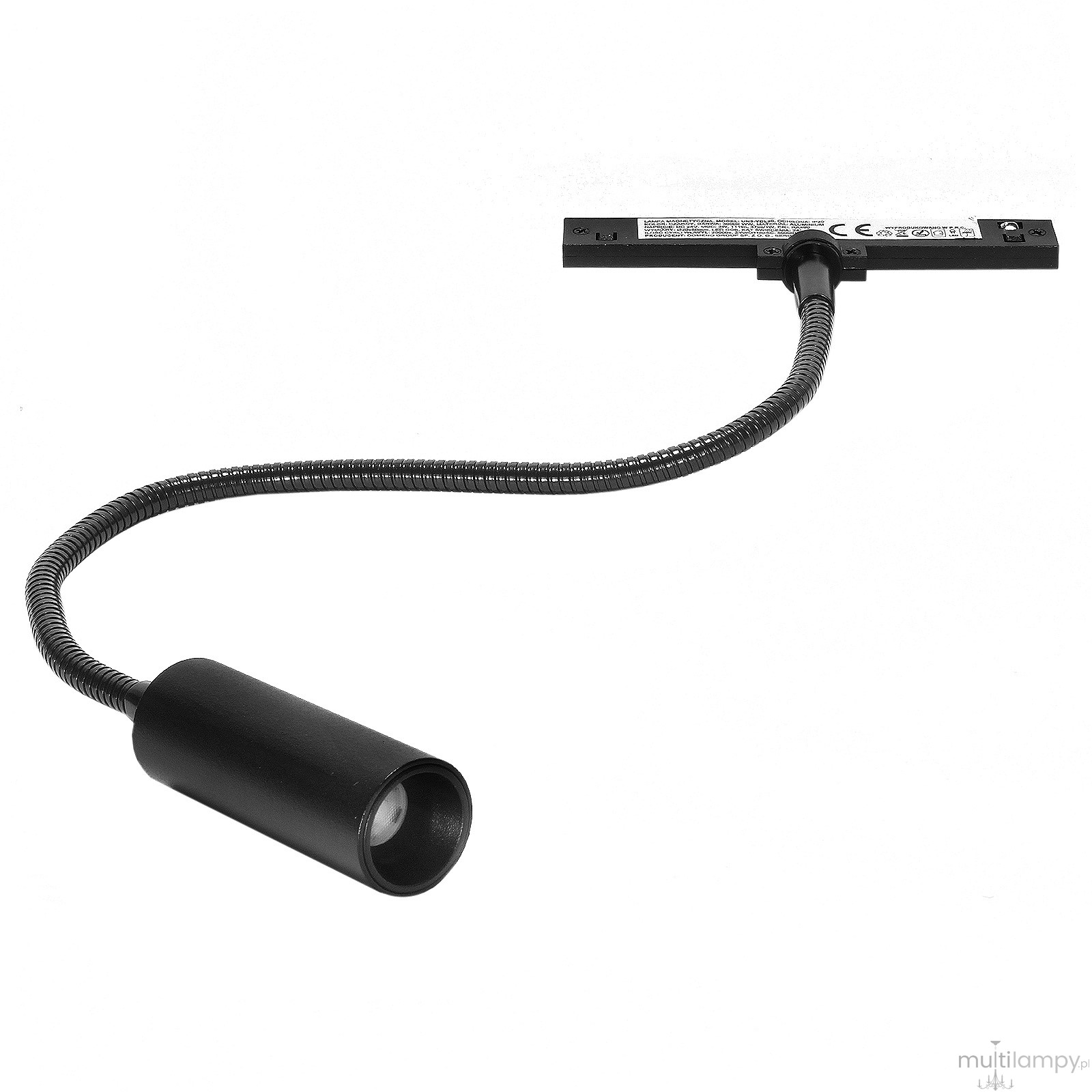 Lampa elastyczna LED do szyny magnetycznej Micro Magnetic 3W/4000K czarna