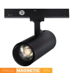 Spot regulowany LED do szyny magnetycznej Micro Magnetic 6W/4000K czarny