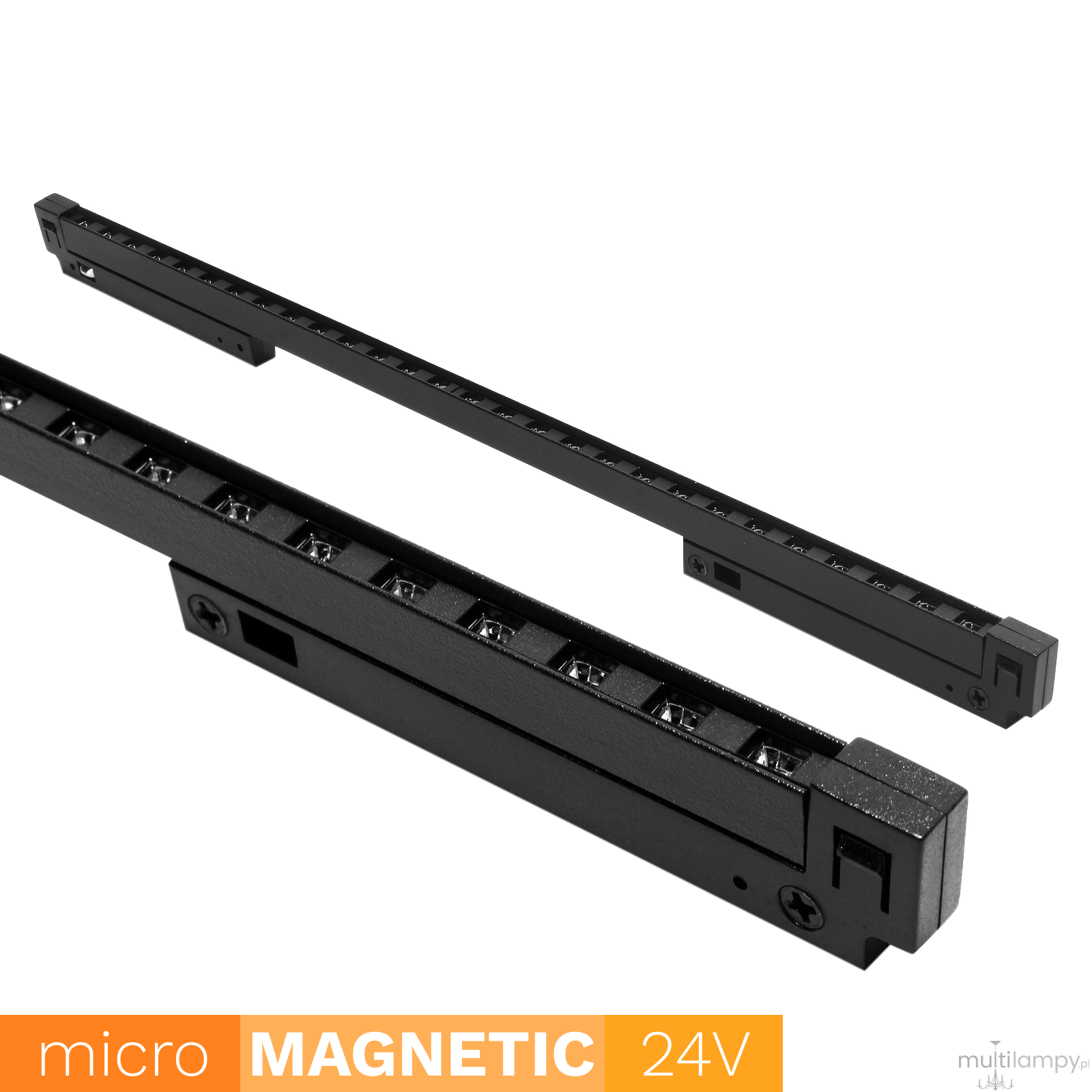 Lampa LED liniowa do szyny magnetycznej Micro Magnetic L30/9W/4000K czarna