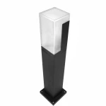Avia H60 lampa stojąca słupek ogrodowa kwadratowa E27 czarna
